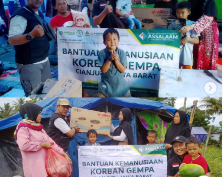 Bantuan Kemanusiaan Korban Gempa Cianjur Jawa Barat Tahap 2