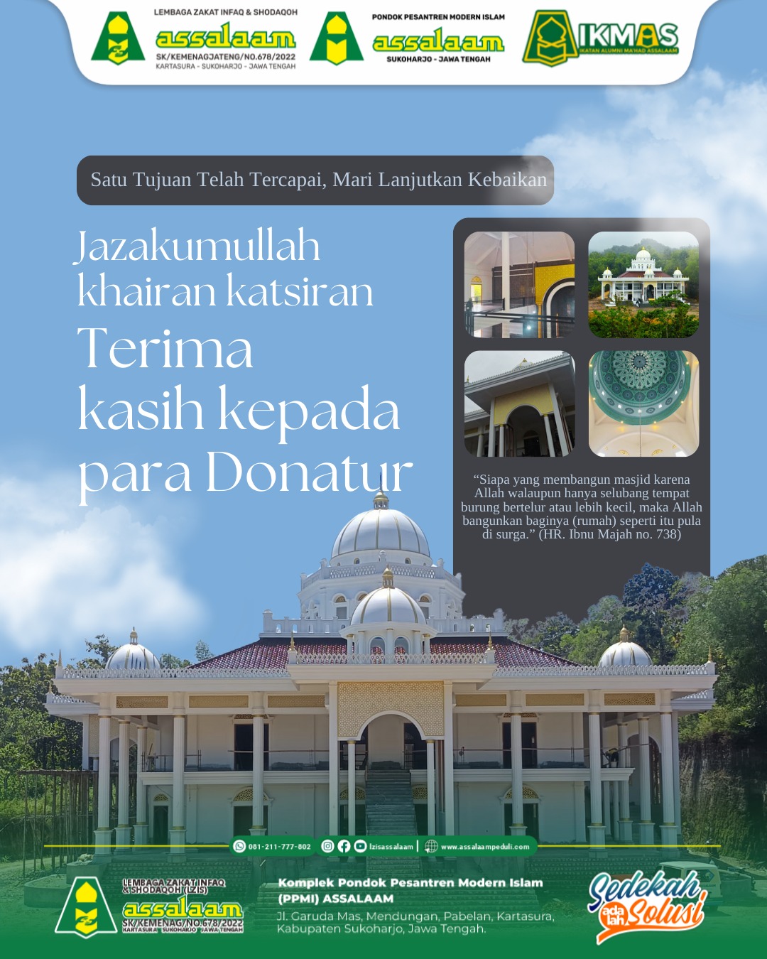 Masjid Assalaam Tepus Gunungkidul: Simbol Syiar Islam di Bibir Pantai Selatan