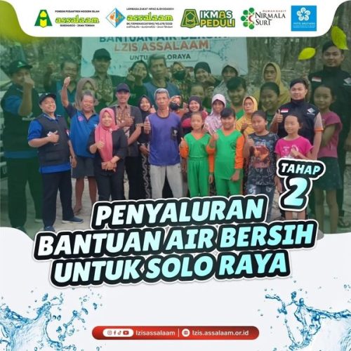 PENYALURAN BANTUAN AIR BERSIH TAHAP 2