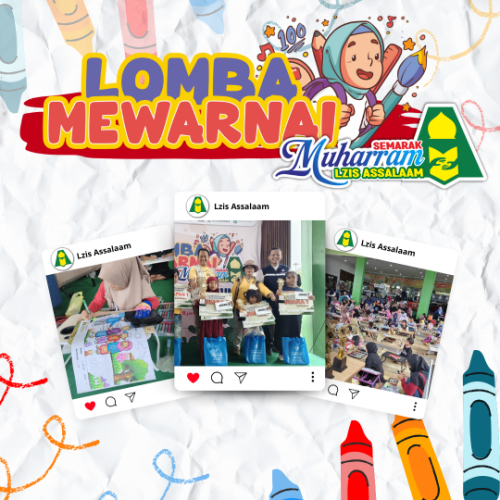 Lomba Mewarnai LZIS Assalaam: Menanamkan Semangat Sedekah Sejak Dini