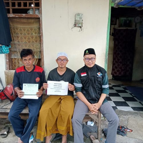 Santunan Guru Ngaji di Grogol, Sukoharjo