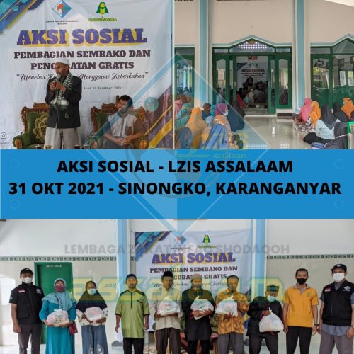 Aksi Sosial di Sinongko, Karanganyar