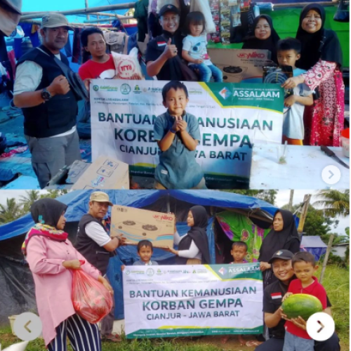 Bantuan Kemanusiaan Korban Gempa Cianjur Jawa Barat Tahap 2