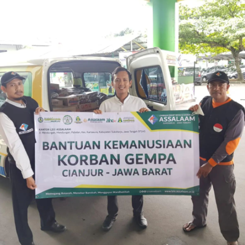Bantuan Kemanusiaan Korban Gempa Cianjur Jawa Barat Tahap 1